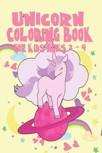 Unicorn Coloring Book for Kids Ages 2-4