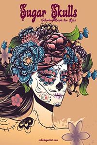 Sugar Skulls Coloring Book for Kids
