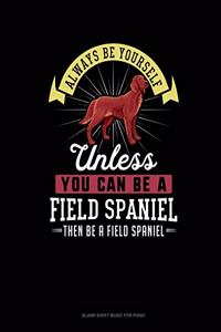 Always Be Yourself Unless You Can Be A Field Spaniel Then Be A Field Spaniel