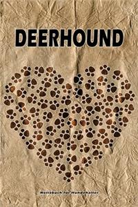Deerhound Notizbuch für Hundehalter