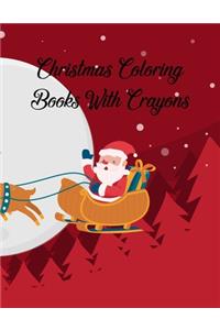 Christmas Coloring Books With Crayons