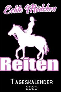 Echte Mädchen Reiten - Tageskalender 2020