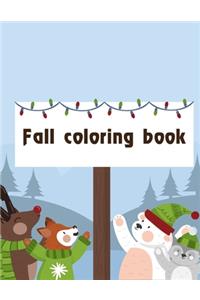 Fall coloring book