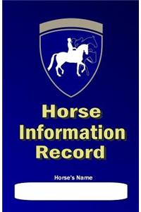 Horse Information Record