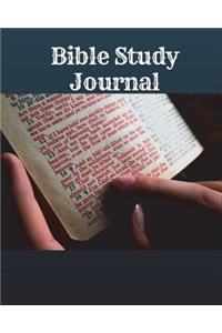 Bible Study Journal. 8x10, 100 Pages