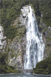 Stirling Falls at Milford Sound in New Zealand Journal