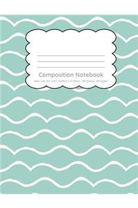 Composition Notebook Wide Ruled 120 pages