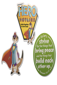 Vacation Bible School (Vbs) Hero Hotline Decorating Pack (Pkg of 6)