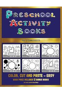 Pre K Worksheets (Preschool Activity Books - Easy)