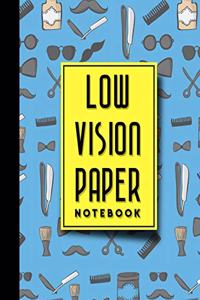 Low Vision Paper Notebook
