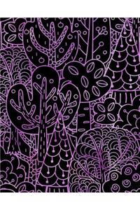 Journal Notebook Forest Trees Pattern 5
