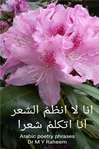 Arabic Poetry Phrases