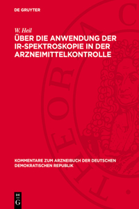 Über Die Anwendung Der Ir-Spektroskopie in Der Arzneimittelkontrolle