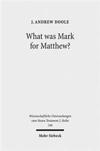 What was Mark for Matthew?