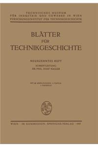 Blätter Für Technikgeschichte
