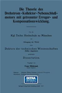 Die Theorie Des Drehstrom-Kollektor-Nebenschlußmotors Mit Getrennter Erreger- Und Kompensationswicklung