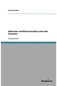 Reformen und Reformansätze unter den Gracchen