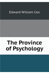 The Province of Psychology
