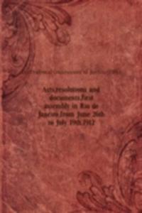Acts, resolutions and documents