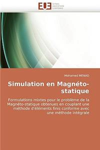 Simulation En Magnéto-Statique