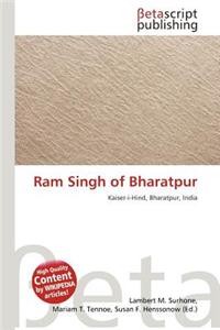 RAM Singh of Bharatpur