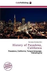 History of Pasadena, California