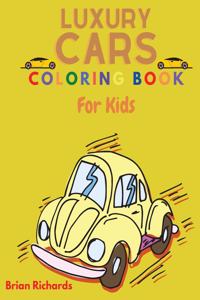 Luxury Cars Coloring Book For Kids