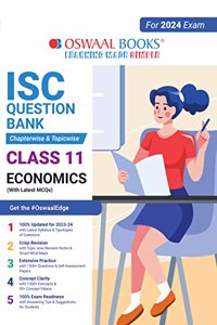 Oswaal ISC Question Bank Class 11 Economics Book (2024 Exam)