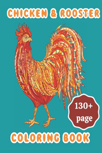 CHICKEN & ROOSTER coloring book