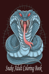 Snake Adult Coloring Book