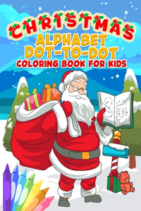 Christmas Alphabet Dot to Dot Book For Kids