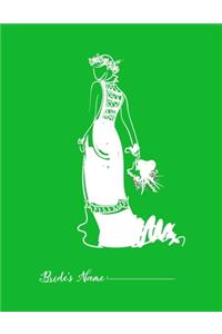 Bride Notebook (Paperback, Green Cover)
