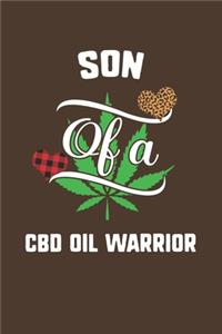 Son Of A Cbd Oil Warrior: Cbd Oil Awareness Leopard Buffalo Plaid Family Gift