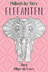 Malbuch der Tiere - Billiger als 10 Euro - Tiere - Elefanten
