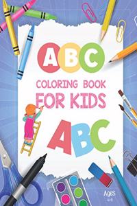 ABC Coloring Book for Kids Ages 4-8