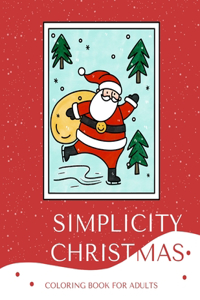 Simplicity Christmas Coloring Book for Adults and Teens