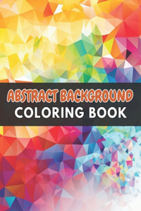 Abstract Background Coloring Book for Adults