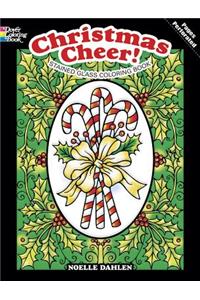 Christmas Cheer! Stained Glass Coloring Book