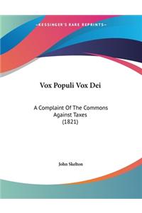 Vox Populi Vox Dei