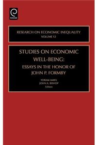 Studies on Economic Well Being