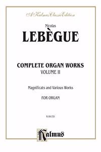 LEBEGUE ORGAN WORKS VOL 2 ORGAN