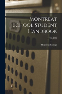 Montreat School Student Handbook; 1950-1951