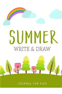 Summer Write & Draw Journal For Kids