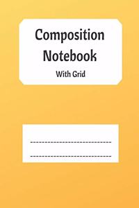 Composition Notebook with Grid