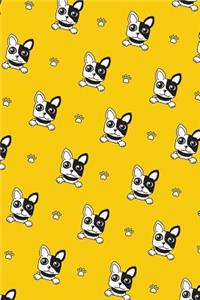 French Bulldog Dot Grid Journal