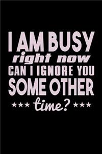 I Am Busy Right Now Can I Ignore You Some Other Time?