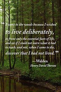 To Live Deliberately Journal