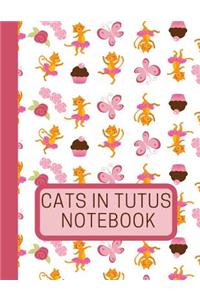 Cats in Tutus Notebook