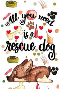 All you need is a rescue dog