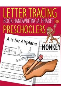 Letter Tracing Book Handwriting Alphabet for Preschoolers Monkey